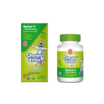 La vita pharmacy georgia constantinou limassol Cyprus product Chewy Vites Kids Omega 3 + Multivitamins 60 Fruity Bears