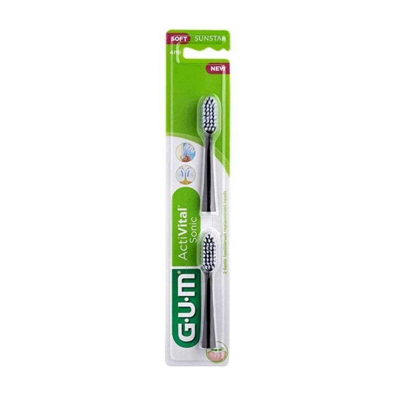 La vita pharmacy georgia constantinou limassol Cyprus product GUM Activital Sonic Toothbrush Replacement Heads 4110 Soft