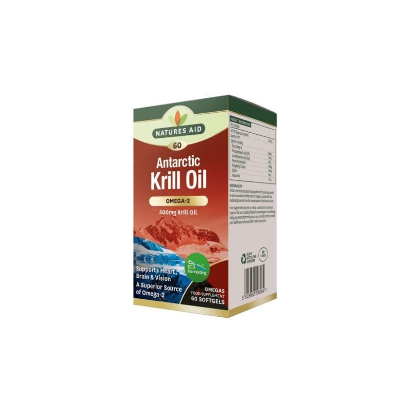 La vita pharmacy georgia constantinou limassol Cyprus product Natures Aid Antarctic Krill Oil Omega-3 60 Softgels