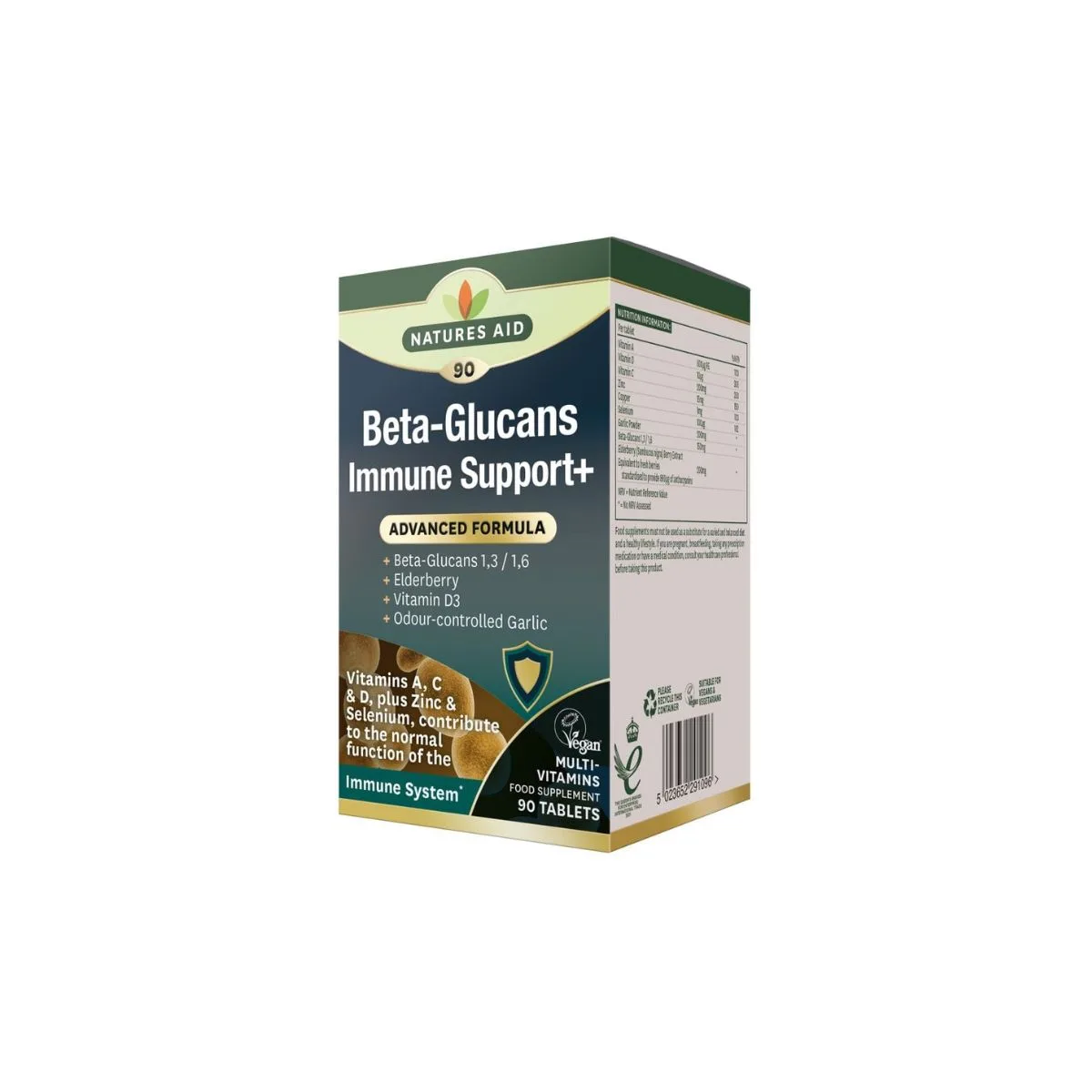 La vita pharmacy georgia constantinou limassol Cyprus product Natures Aid Beta-Glucans Immune Support+ 30 Tablets