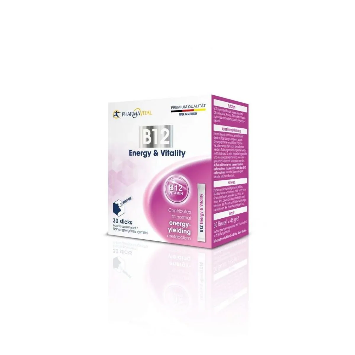 La vita pharmacy georgia constantinou limassol Cyprus product Pharmavital Β12 Energy & Vitality 30 Sticks