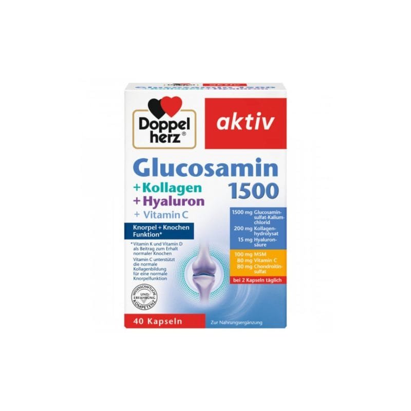 La vita pharmacy georgia constantinou limassol Cyprus product Doppel Herz Aktiv Glucosamin 1500 40 Capsules