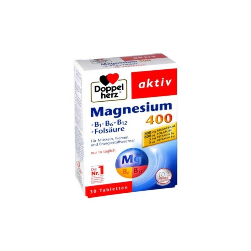 La vita pharmacy georgia constantinou limassol Cyprus product Doppel Herz Aktiv Magnesium 400 30 Tablets