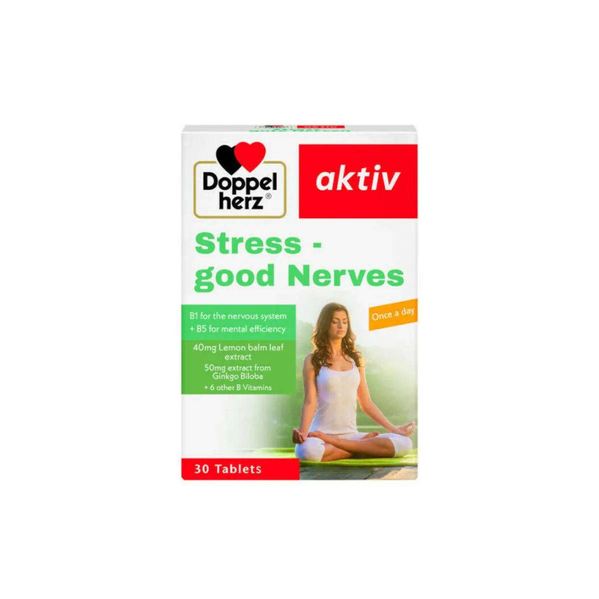 La vita pharmacy georgia constantinou limassol Cyprus product Doppel Herz Aktiv Stress-Good Nerves 30 Tablets