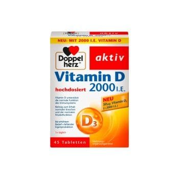 La vita pharmacy georgia constantinou limassol Cyprus product Doppel Herz Vitamin D3 2000IU 45 Tablets