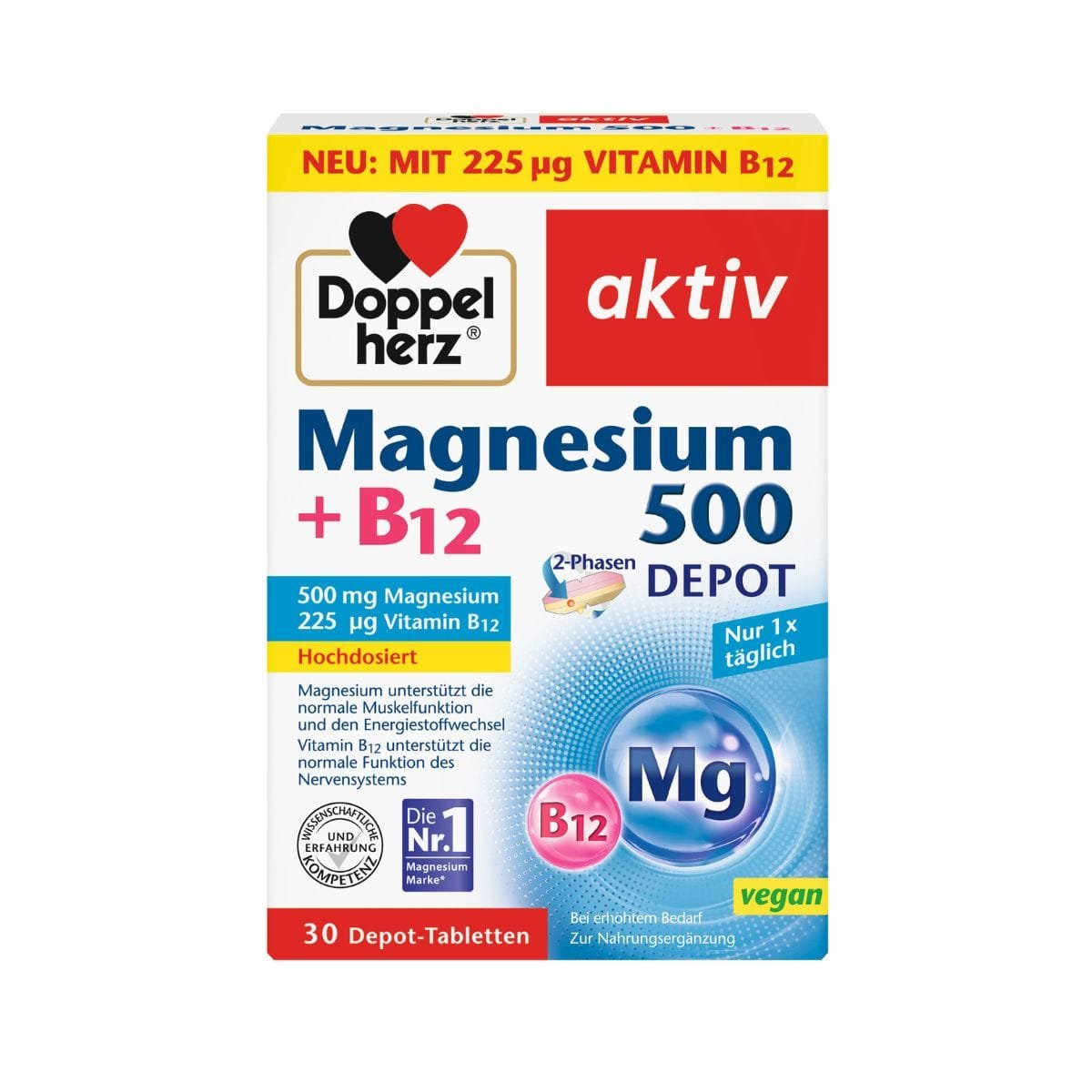 La vita pharmacy georgia constantinou limassol Cyprus product doppel herz aktiv magnesium 500 + B12 30 Tablets