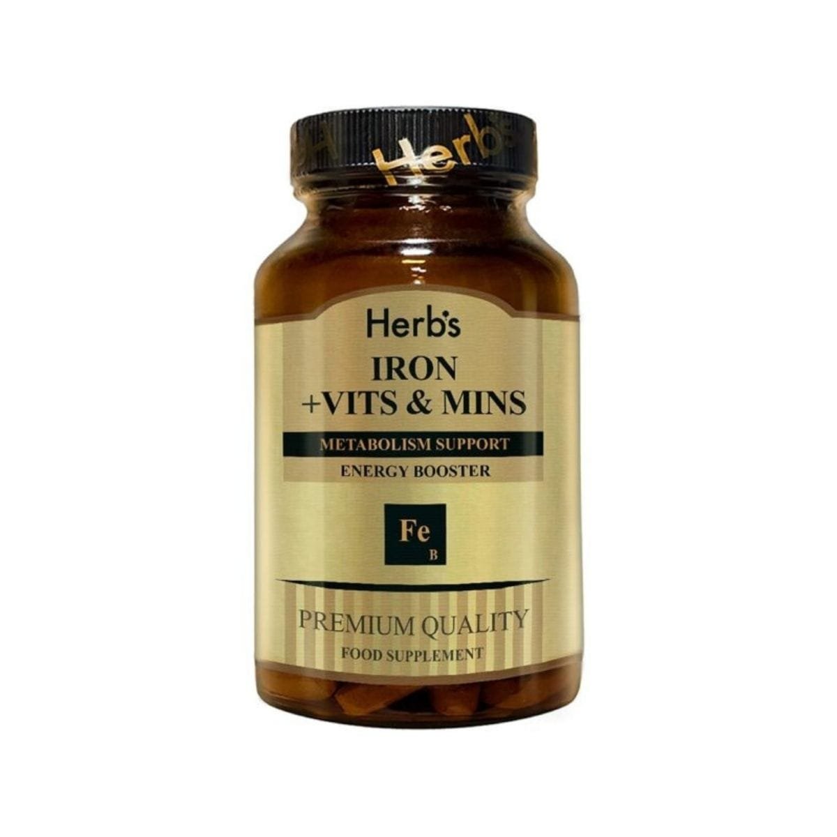 Herb’s Iron 15mg with Vitamins and Minerals, 60 Tablets