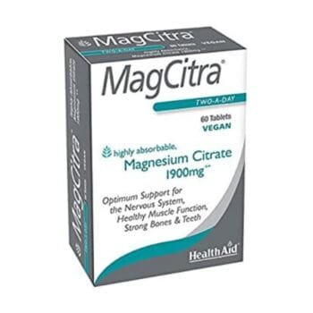 Health Aid MagCitra Magnesium Citrate 1900mg, 60 Tablets