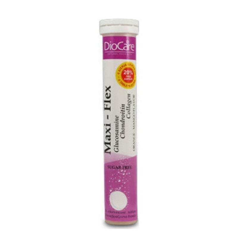 DioCare Maxi-Flex Glucosamine Chondroitin Collagen, 24 Effervescent Tablets
