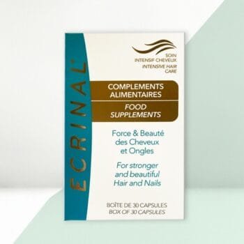 Ecrinal Food Supplement, Strong and Beautiful Hair and Nails, 30 Capsules