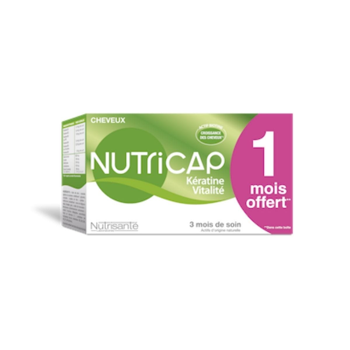 Nutrisante Nutricap Keratin Vitality, 1 Month Program