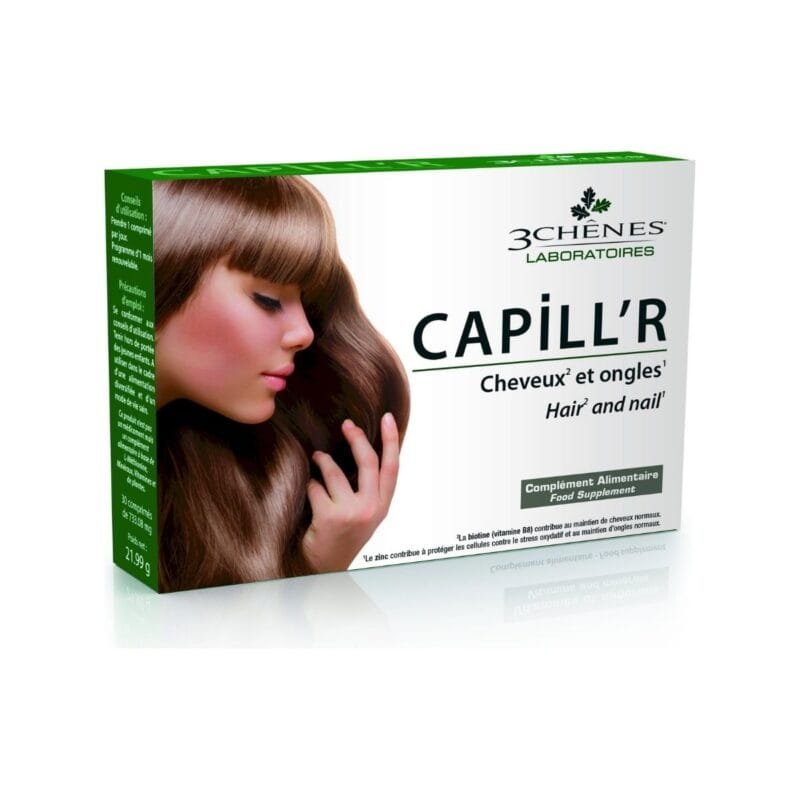 3 Chênes Capill'R Hair and Nail, 30 Tablets