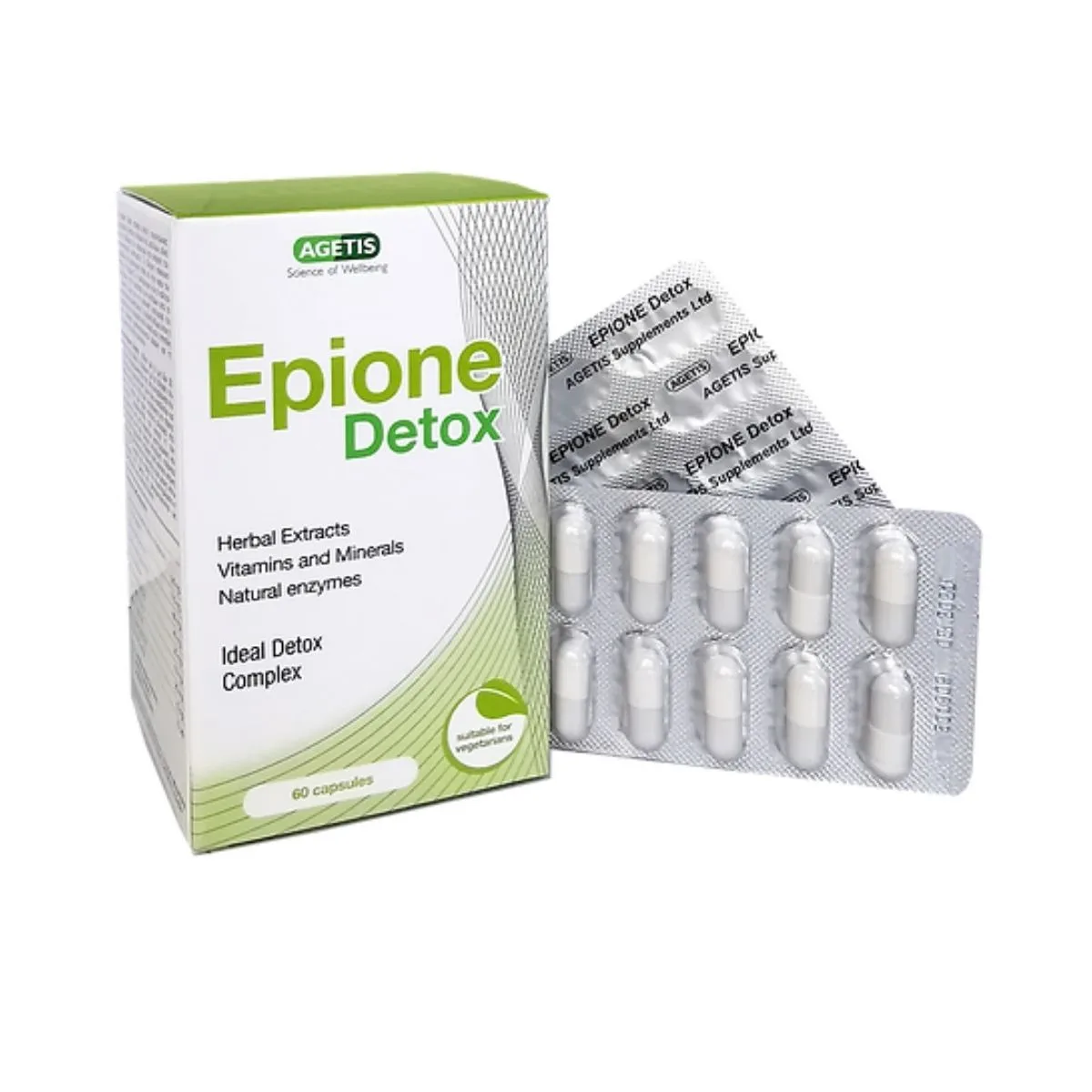 Agetis Epione Detox, 60 Capsules