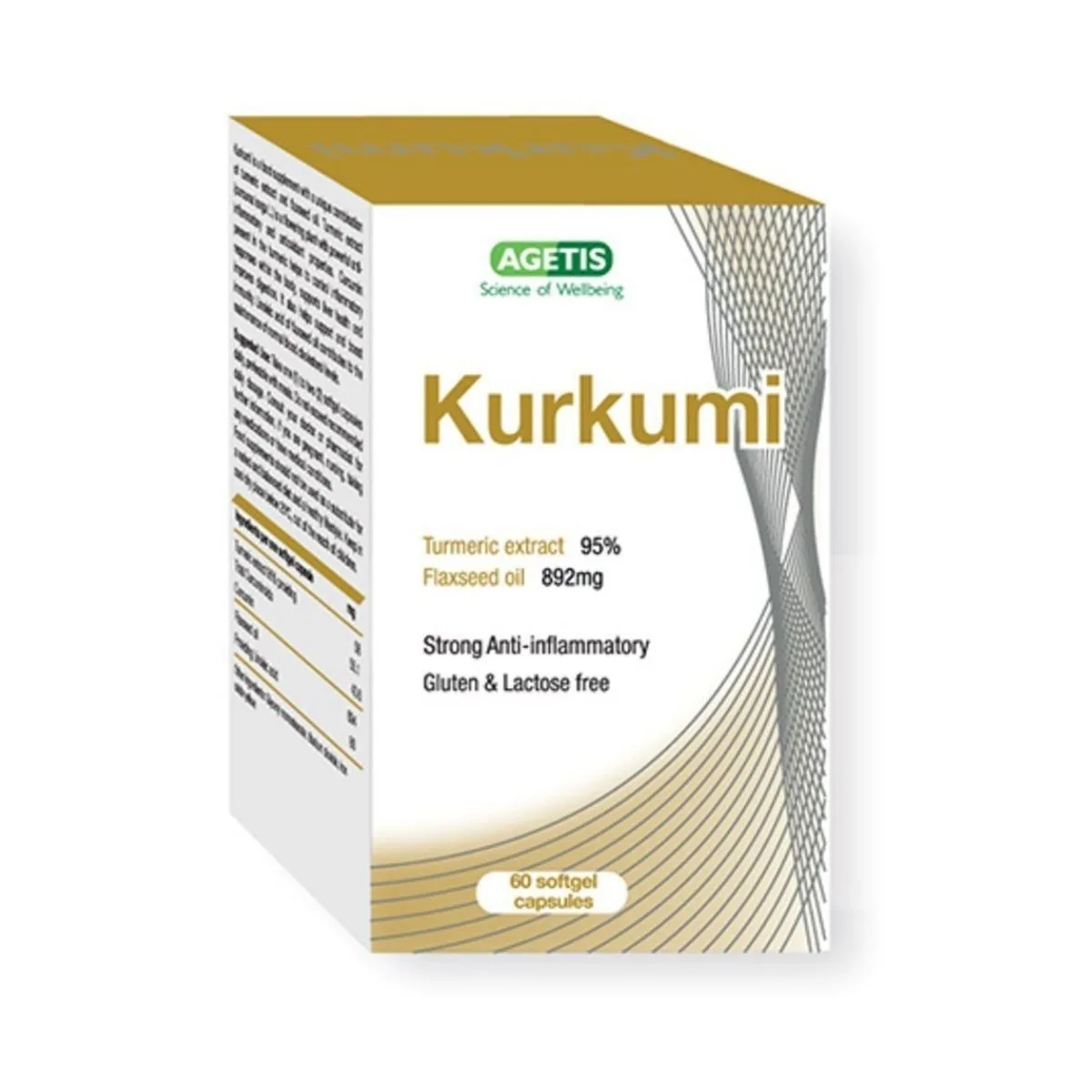 Agetis Kurkumi, 60 Softgel Capsules