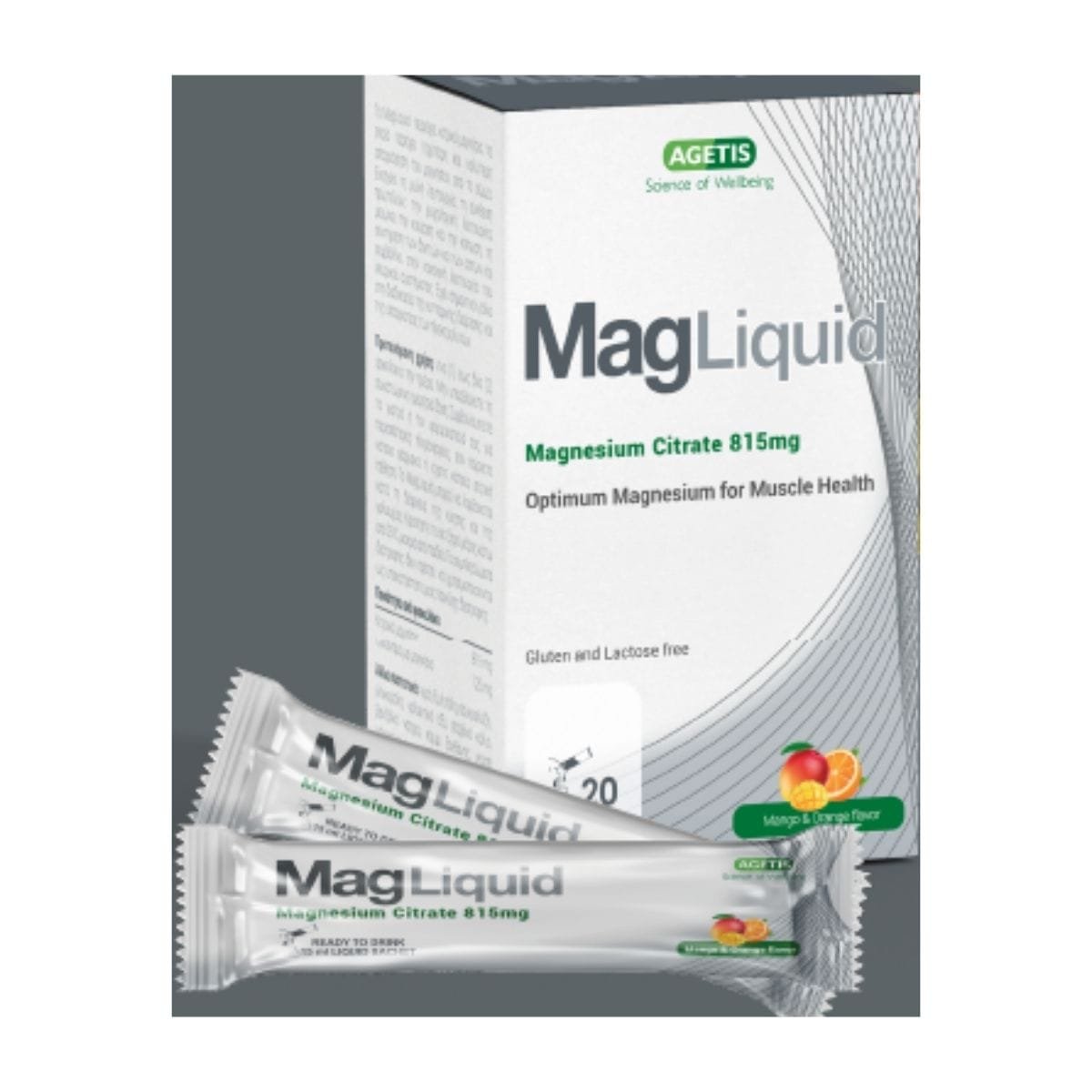 Agetis MagLiquid 815mg, 20 Sachets