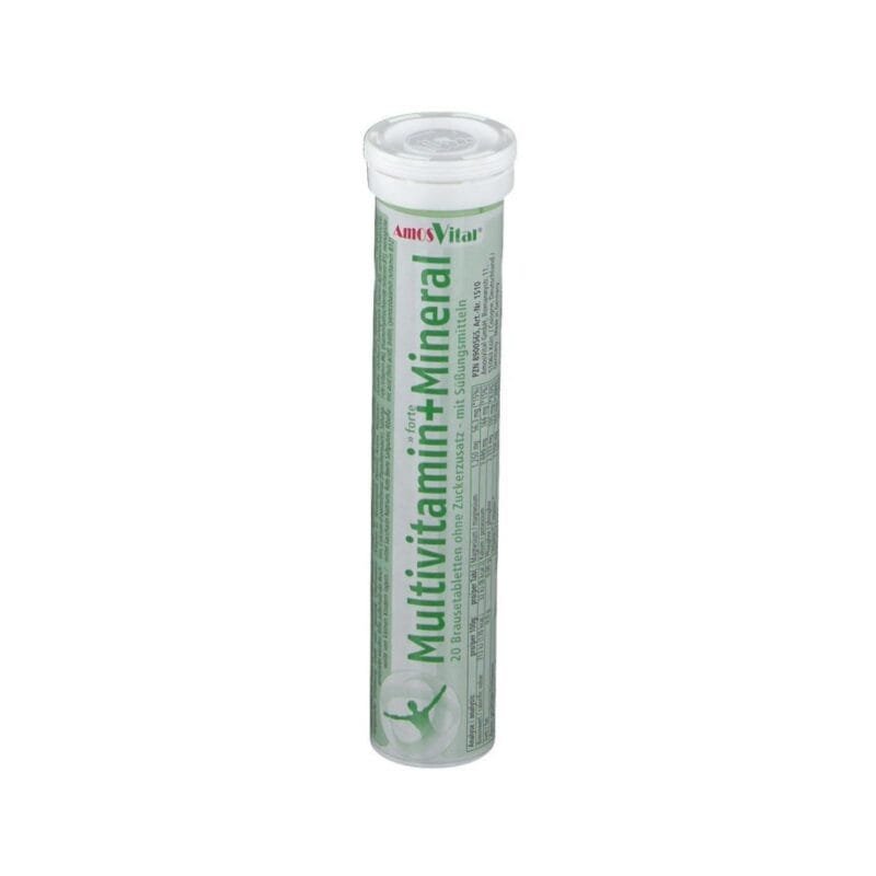 AmosVital Multivitamin & Mineral, 20 Effervescent Tablets