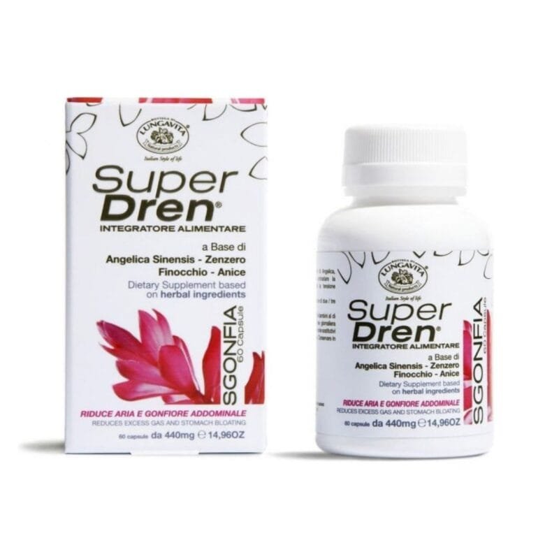 Bottega di LungaVita Super Dren Sgonfia, 60 Capsules