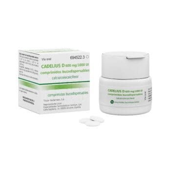 Cadelius Calcium 600mg and Vitamin D3 1000iu, 30 Tablets