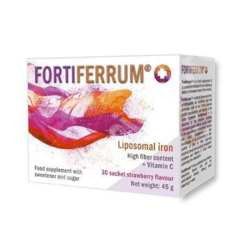 Fortiferrum+ Liposomal Iron, 30 Sachets