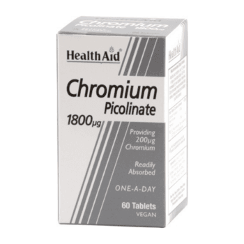 Health Aid Chromium Picolinate 1800μg, 60 Tablets