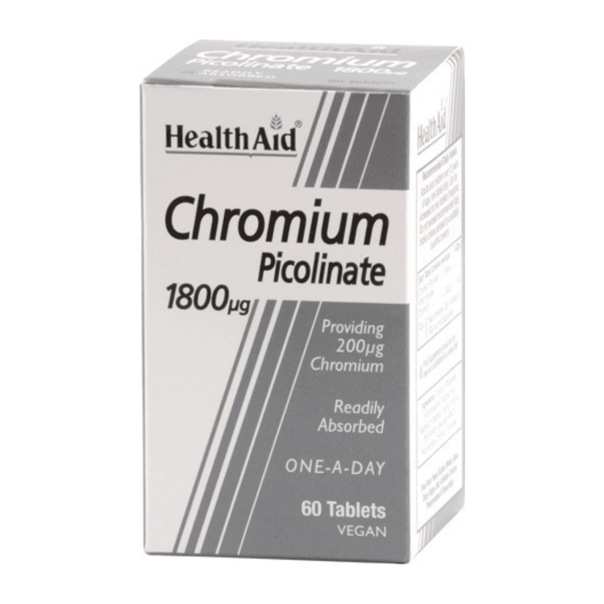 Health Aid Chromium Picolinate 1800μg, 60 Tablets