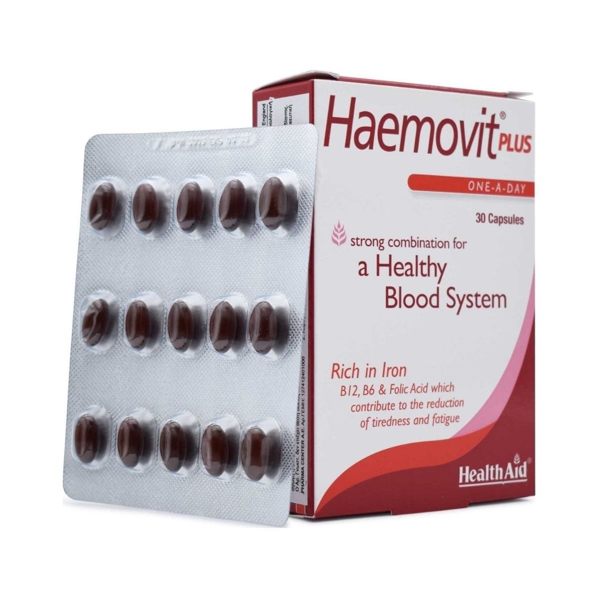Health Aid Haemovit Plus, 30 Capsules