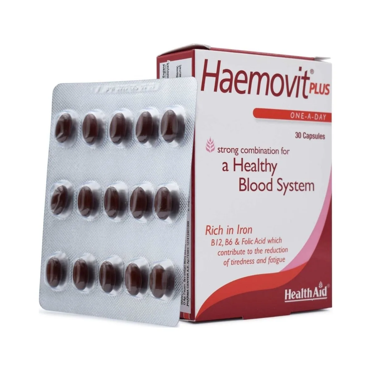 Health Aid Haemovit Plus, 30 Capsules