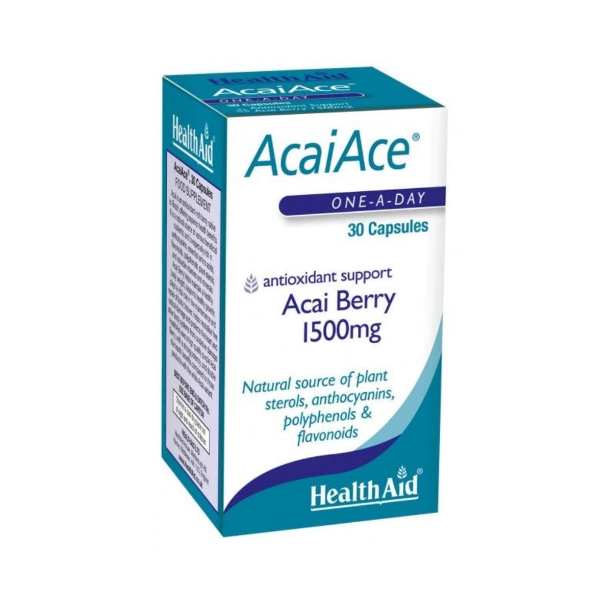 Health Aid AcaiAce (Acai Berry) 1500mg, 30 Capsules