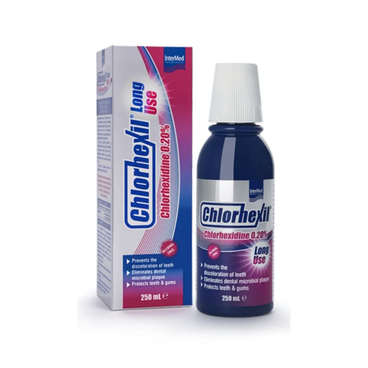InterMed Chlorhexil 0.20% Long Use Mouthwash, 250 ml
