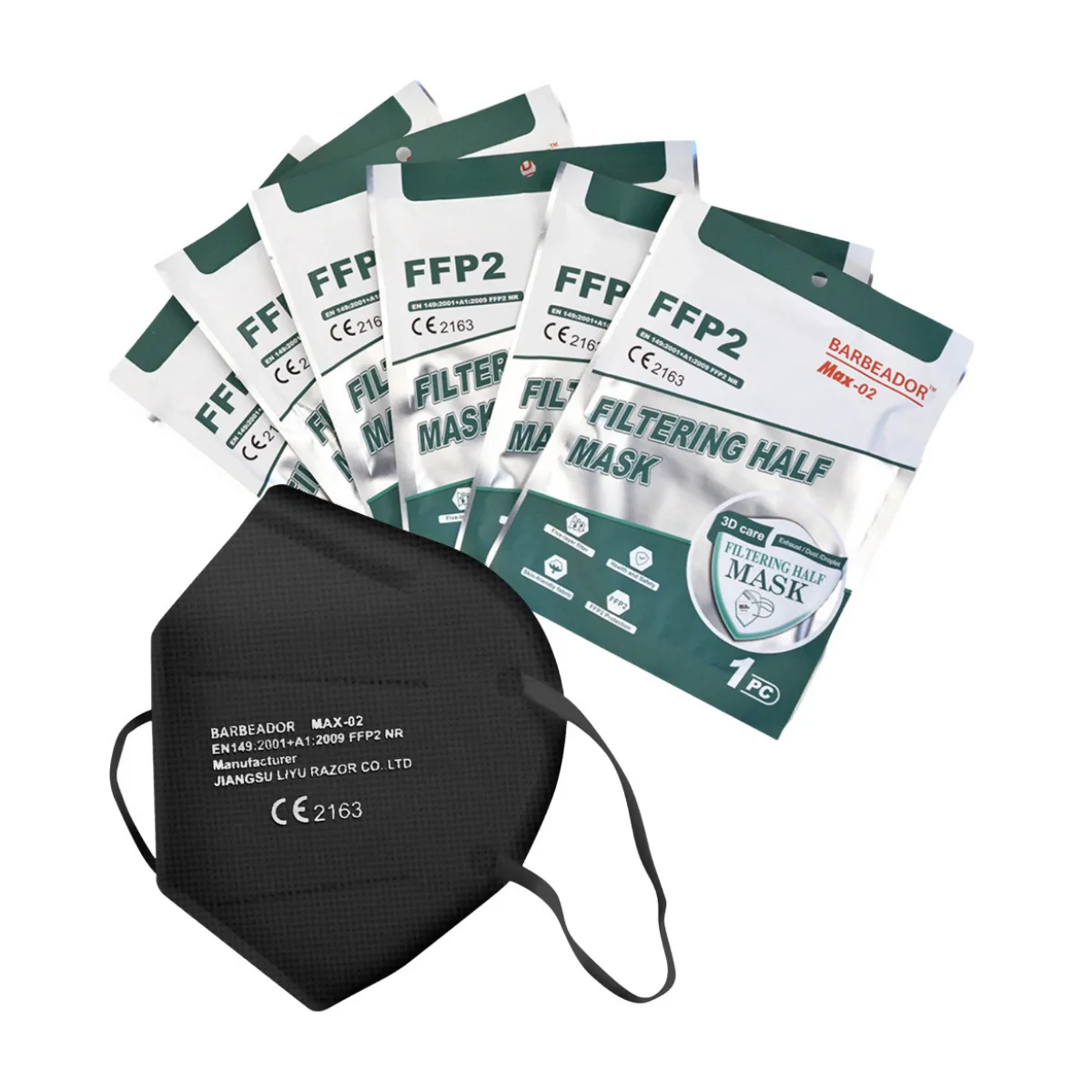 Max Barbeador Max-02, Filtering Half mask FFP2
