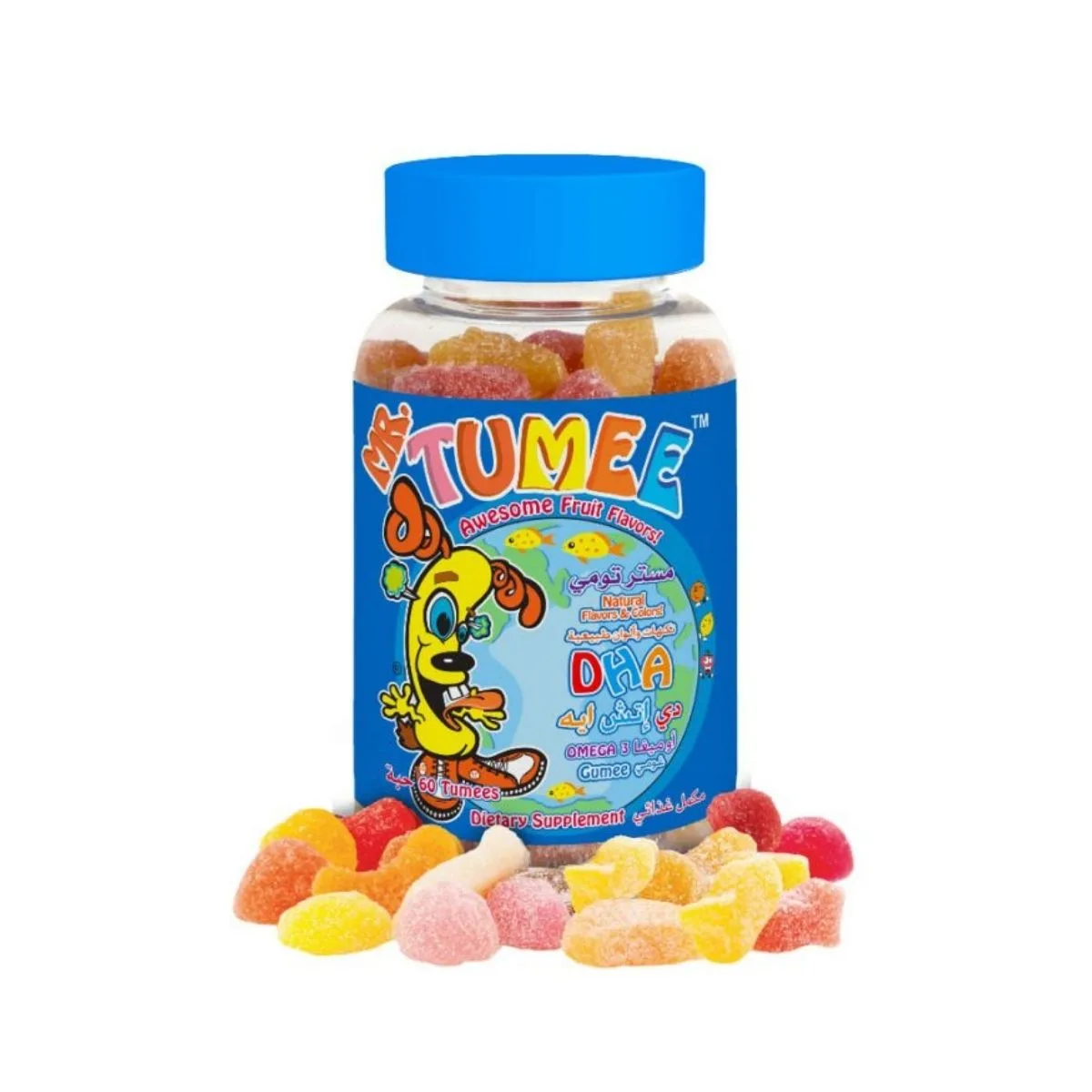 Mr. Tumee DHA Omega-3, 60 Gummies