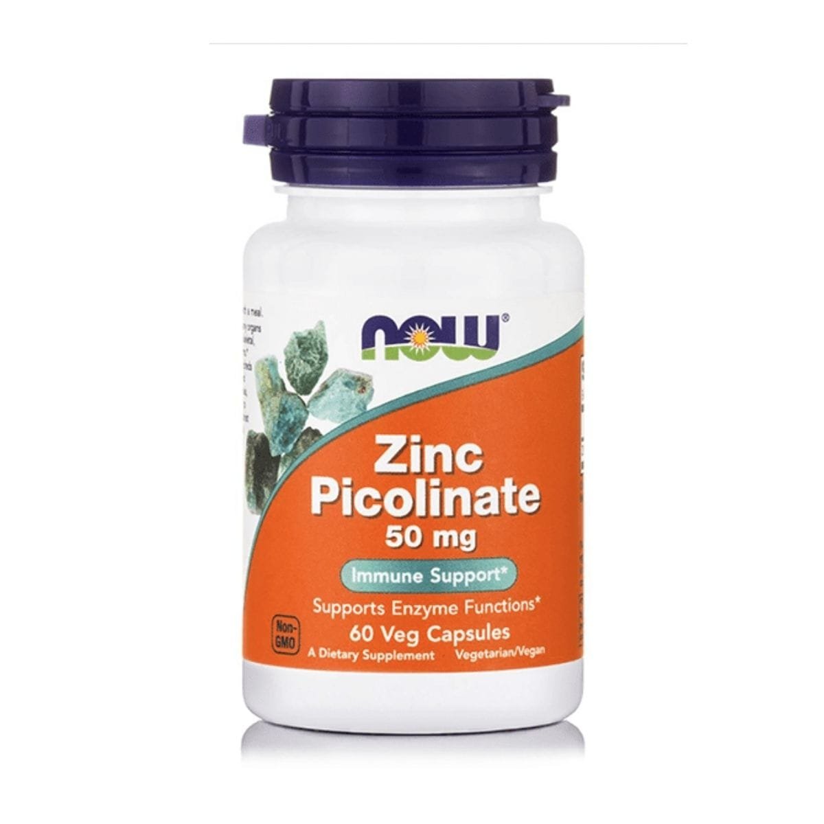 Now Ζinc Picolinate 50mg, 60 Vegetable Capsules