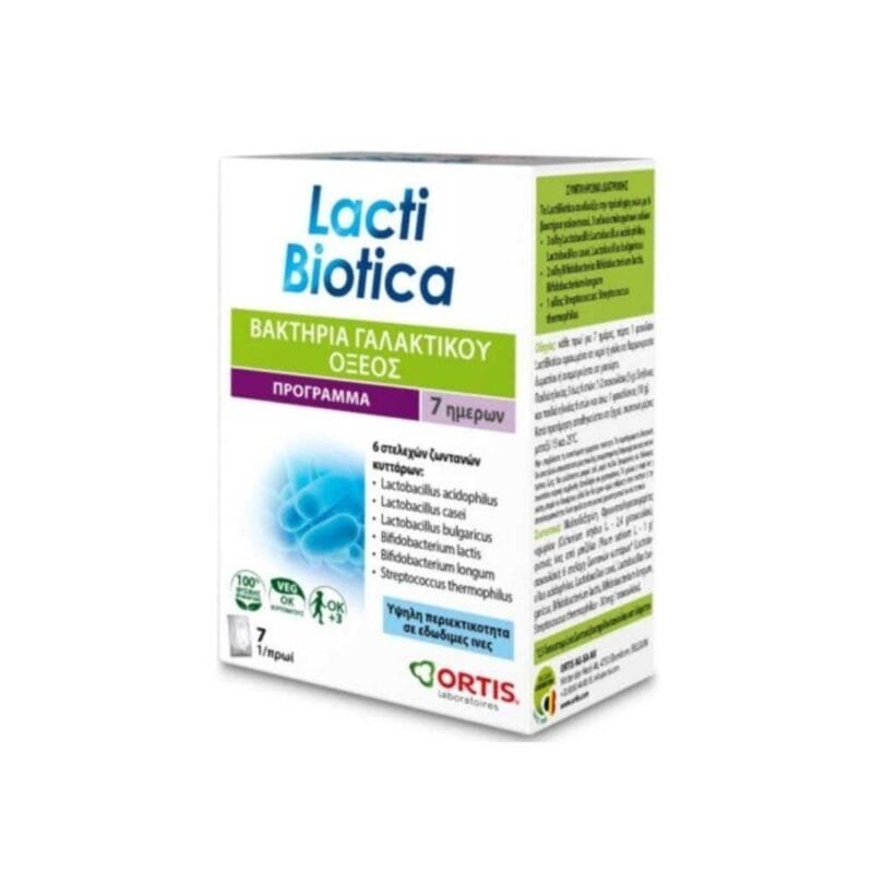 Ortis Lacti Biotica, 7 satchets