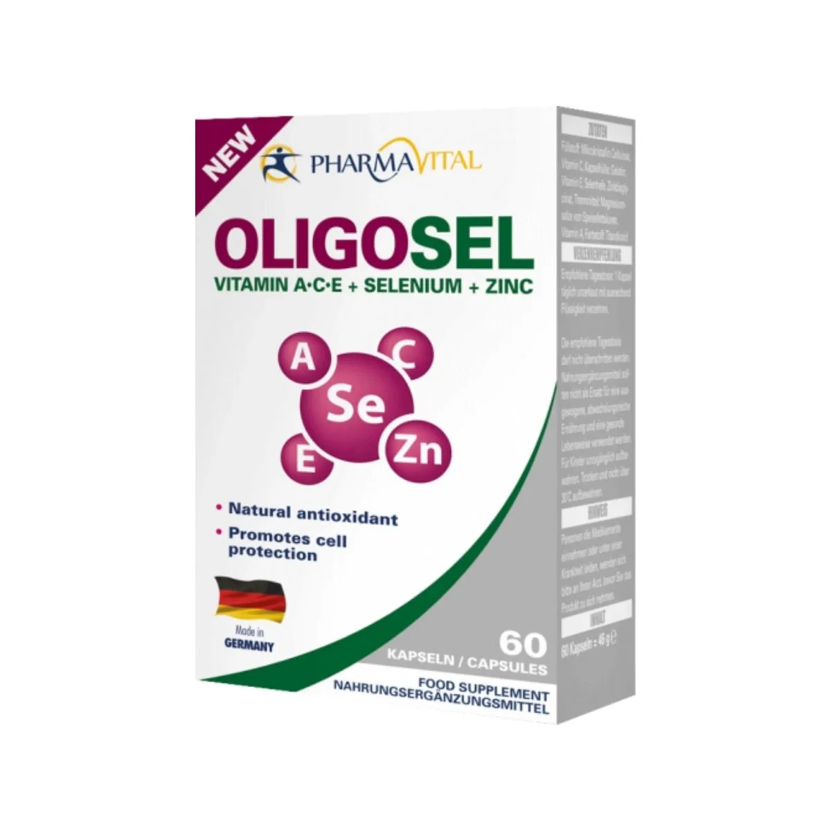 PharmaVital Oligosel, 60 Capsules