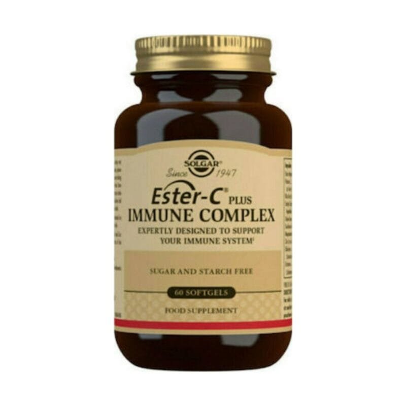 Solgar Ester-C Plus Immune Complex, 60 Softgel Capsules - Image 2