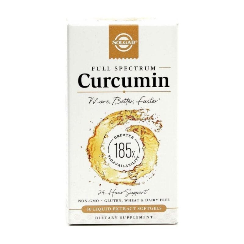 Solgar Full Spectrum Curcumin, 30 Softgels