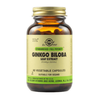 Solgar Ginkgo Biloba Leaf Extract, 60 Vegetable capsules