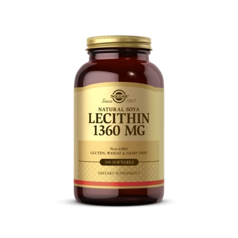 Solgar Lecithin 1360mg, 100 Softgels