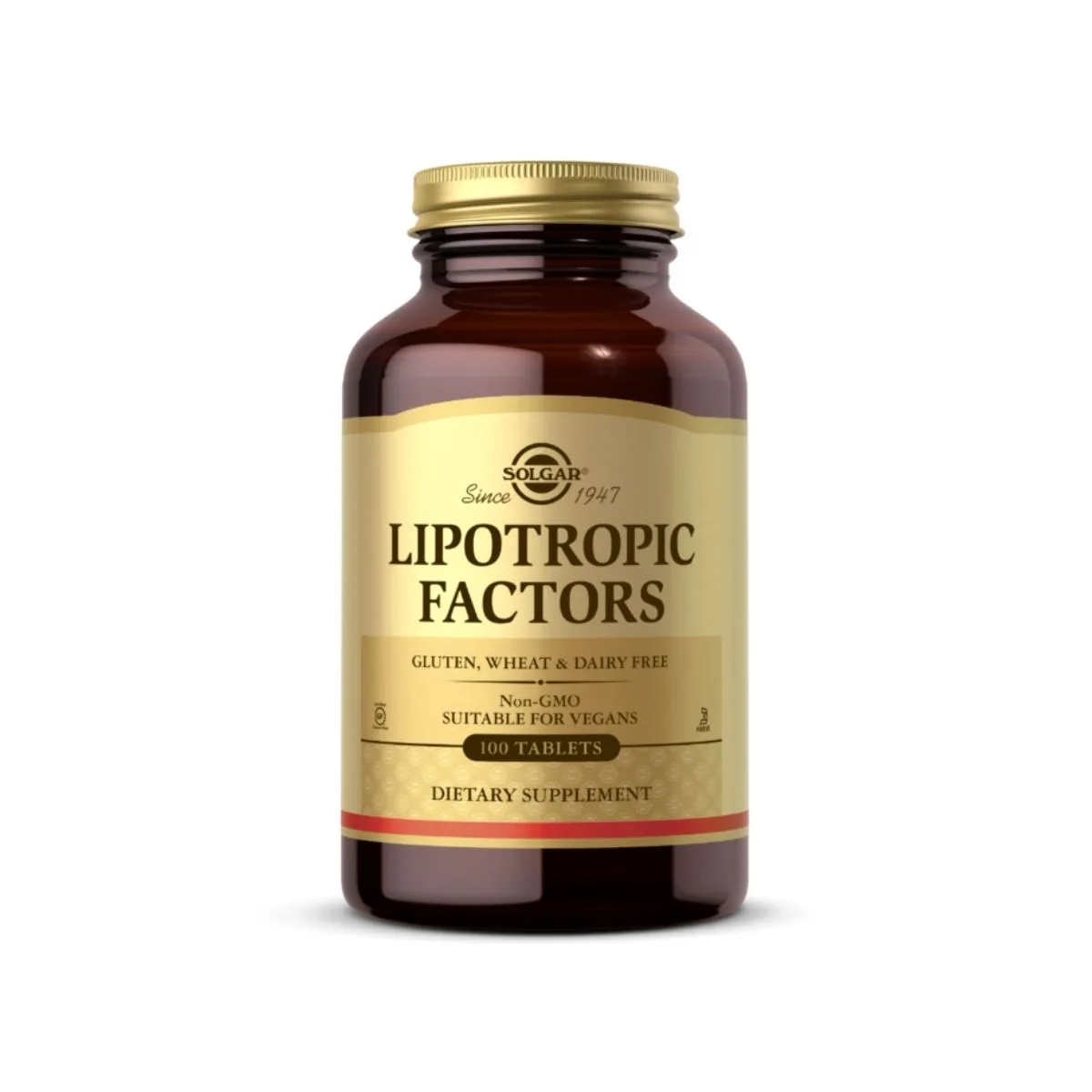 Solgar Lipotropic Factors, 100 Tablets