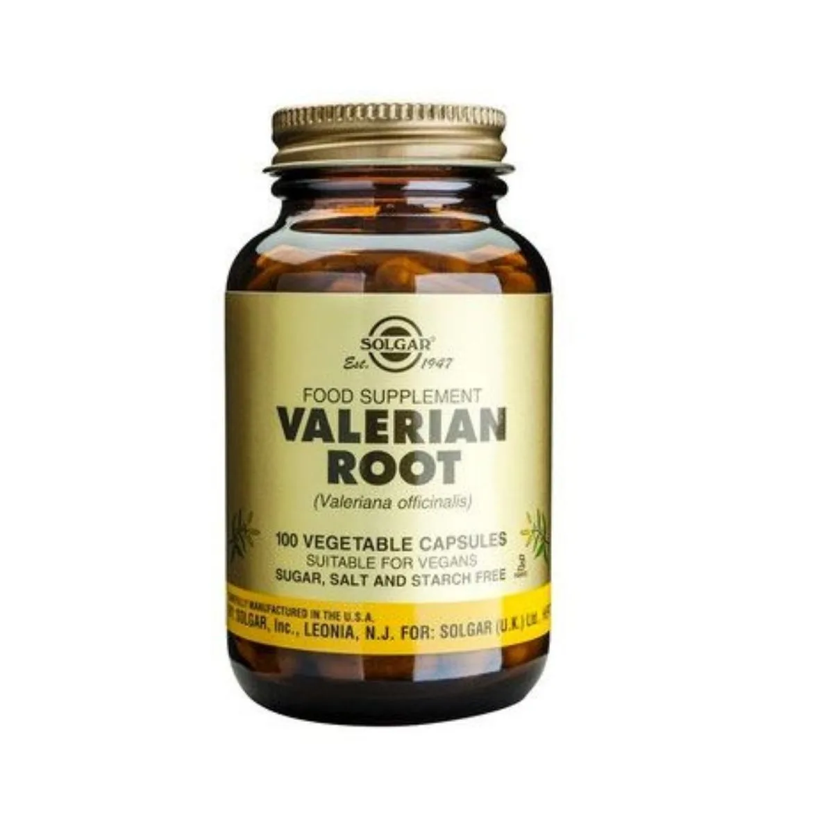 Solgar Valerian Root, 100 Vegetable Capsules