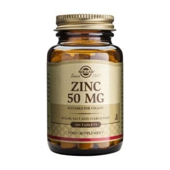 Solgar Zinc Gluconate 50mg, 100 Tablets