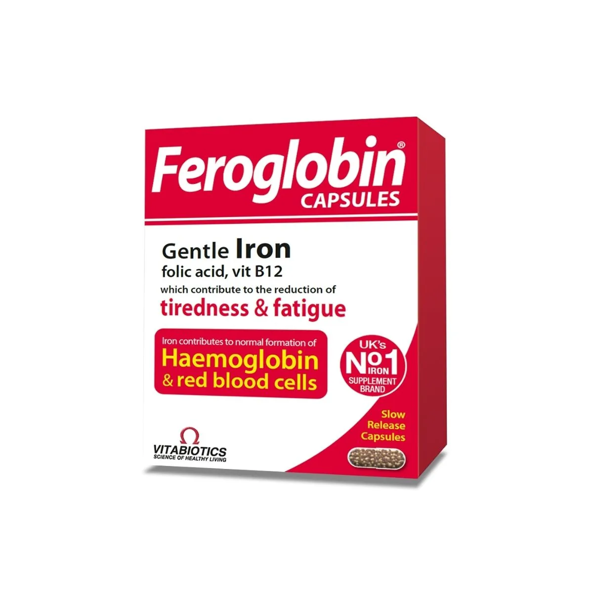 Vitabiotics Feroglobin,30 Capsules
